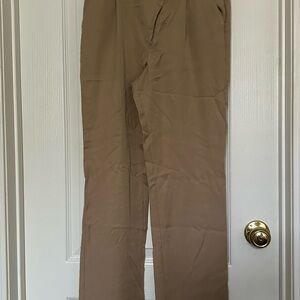 Mango Tan lightweight trousers